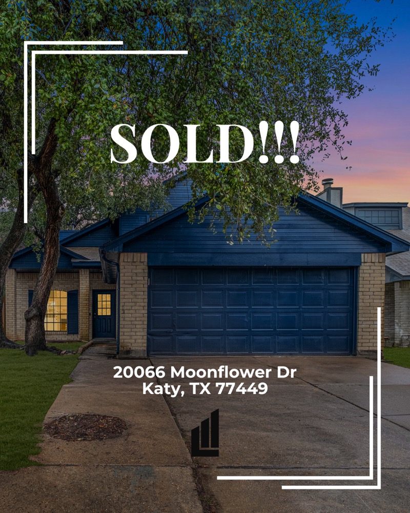Sold home in the Katy area